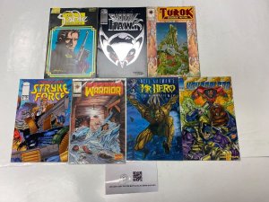 7 FIRST comic books Jon Sable Shadow Hawk Turok Codename: Strike Force 16 KM39