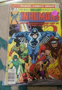 inhumans  # 8  1976 Marvel   black bolt medusa gorgon tritan karnac