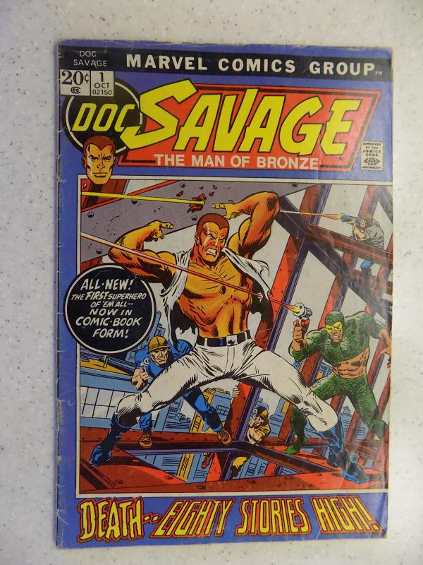 DOC SAVAGE # 1 MARVEL PULP ACTION ADVENTURE