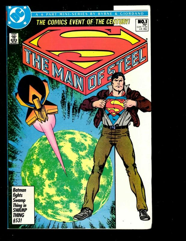 Lot of 11 DC Comics Man of Steel 1 1 2 3 4 5(2) 6 Martian Manhunter 1 2 4 JF10 