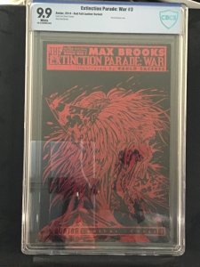 Extinction Parade: War #3 9.9 CBCS Red Foil Leather Cvr ltd to 1500