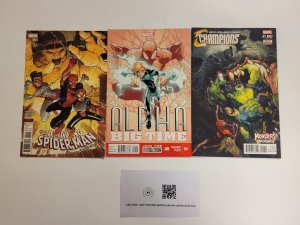 3 Marvel Comics #1 Amazing Spider-Man + #1 Alpha Big Time + #1 Champions 83 TJ4