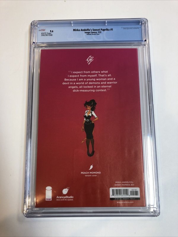 Mirka Andolfo’s Sweet Paprika (2021) # 1 (CGC 9.6 WP) Census = 2 Momoko Variant