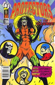 Protectors, The (Malibu) #7 (Newsstand) VF ; Malibu