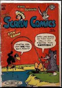 Real Screen Comics #7 (1946) The Fox and the Crow