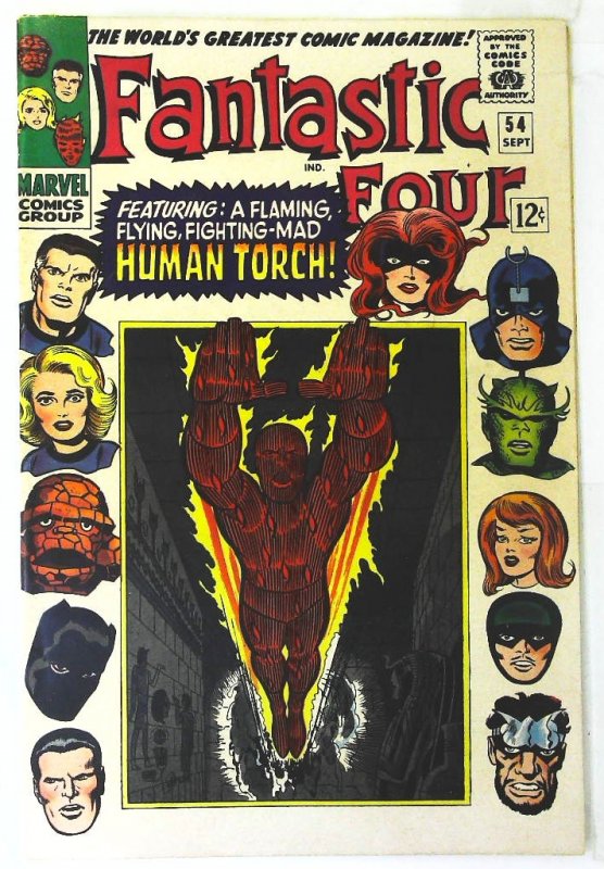 Fantastic Four (1961 series)  #54, VF- (Actual scan)