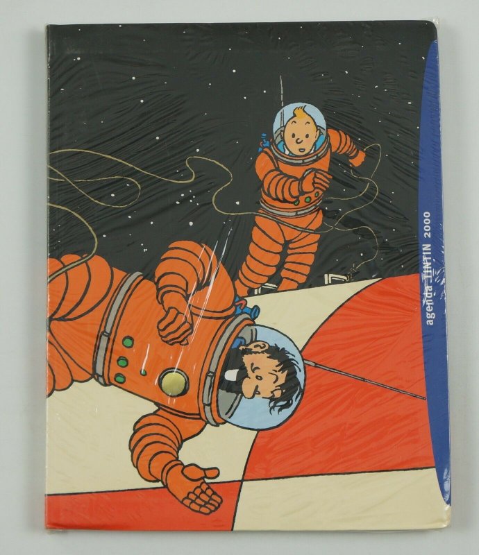 Agenda Tintin 2000 VF/NM day planner - herge art - unused