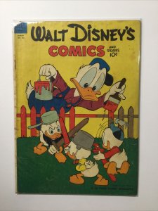 Walt Disneys Comics 162 Good Gd 2.0 Dell Publishing