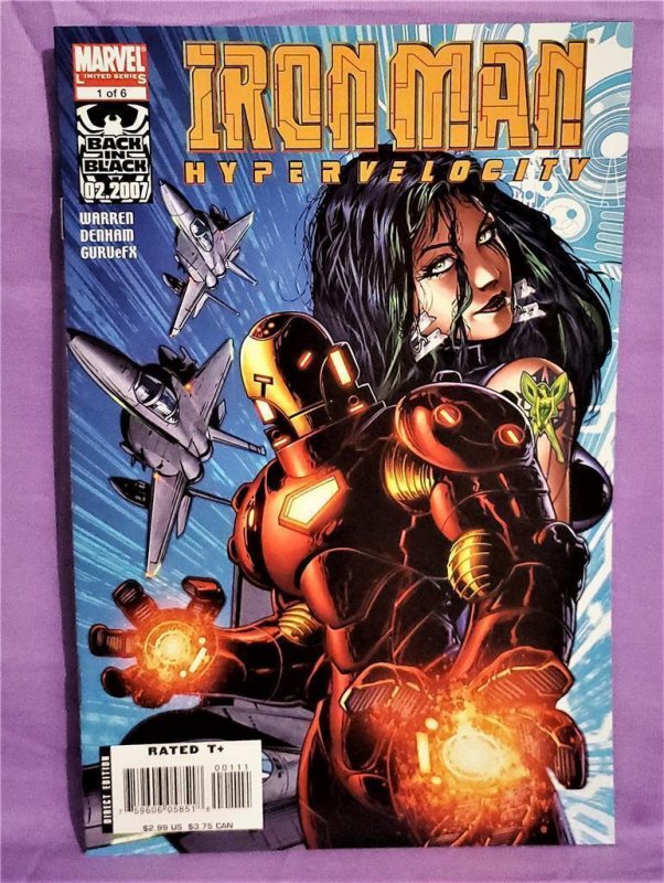 IRON MAN Hypervelocity #1 - 6 1st App Absynthe and New Armor (Marvel 2007)