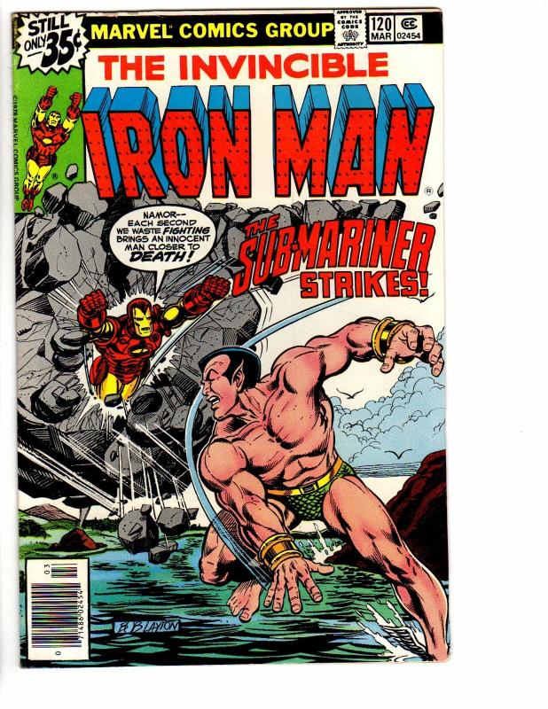 IRON MAN 120 Submariner Battle Ish/Demon in a Bottle VF