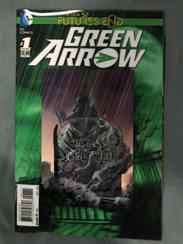 Green Arrow: Futures End 3-D Motion Cover (2014)