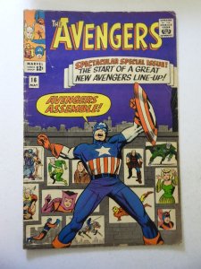 The Avengers #16 (1965) GD/VG Condition