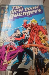 West Coast Avengers #36 Newsstand Edition (1988)
