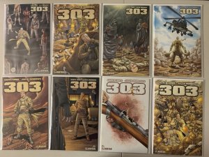 303 comics set of 6 includes variant + preview 8 diff avg 6.0 (2004-05)