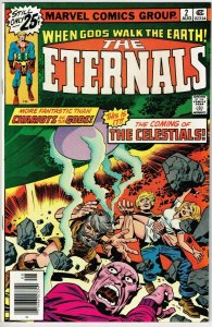Eternals #2 (1976) - 9.2 NM- *1st Appearance Ajak/Arishem The Judge*