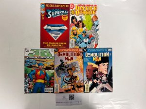 5 DC Comics Demolition Man # 1 2+Countdown # 38+Superman # 22+ JL # 1 18 JS50