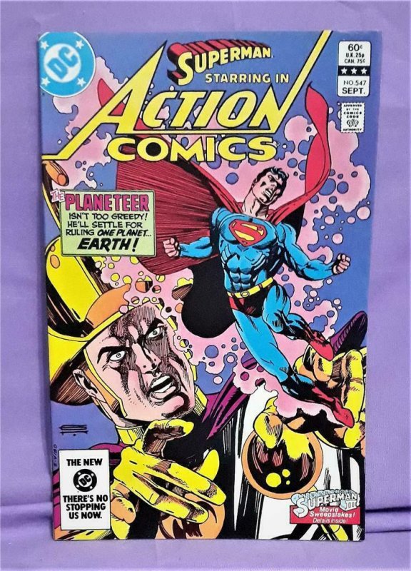 Bob Rozakis Superman ACTION COMICS #547 Curt Swan Bronze Age (DC, 1983)!