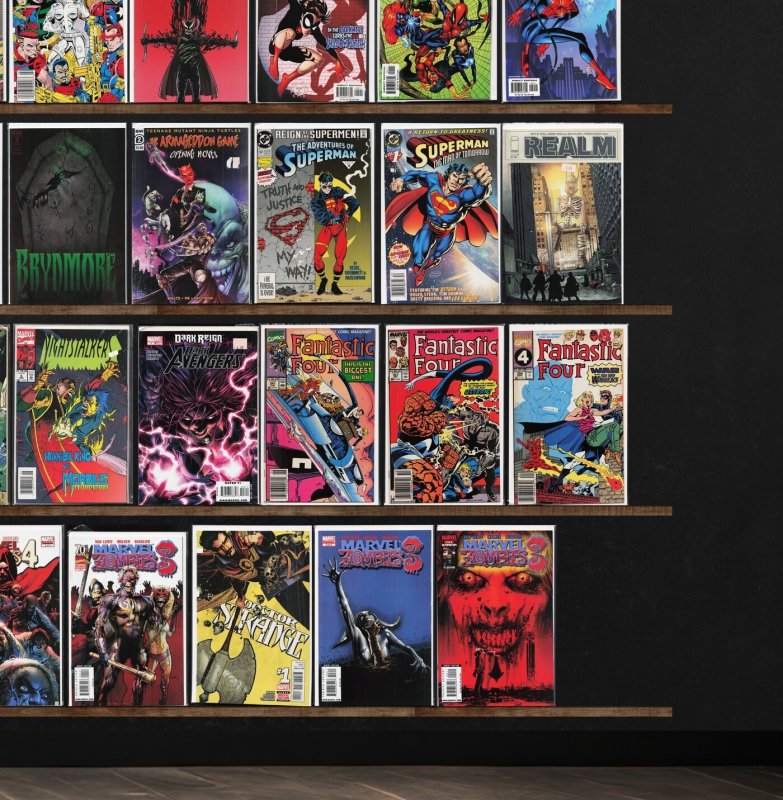 Huge Lot 130+ Comics with Fantastic Four, The Mighty Thor & More!