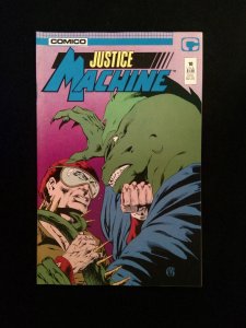 Justice Machine #10  Comico Comics 1987 VF/NM
