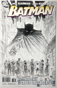Batman #686 (9.4, 2009) Sketch Cover 