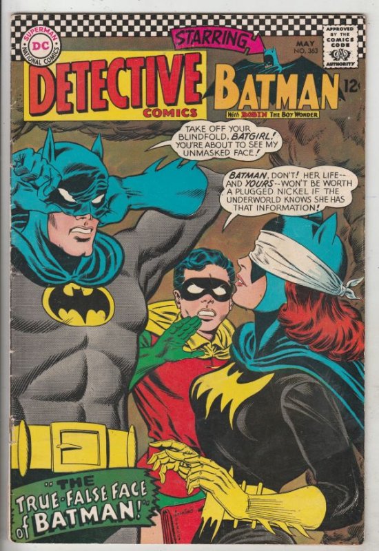 Detective Comics #363 (May-67) VG/FN+ High-Grade Batman