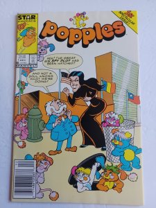 Popples #1 Newsstand - Star Comics - Marvel – 1986 - (-NM)
