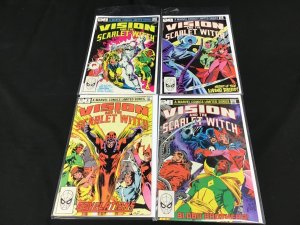 4PC VISION AND THE SCARLET WITCH LOT (9.0) #1-4!! 1982