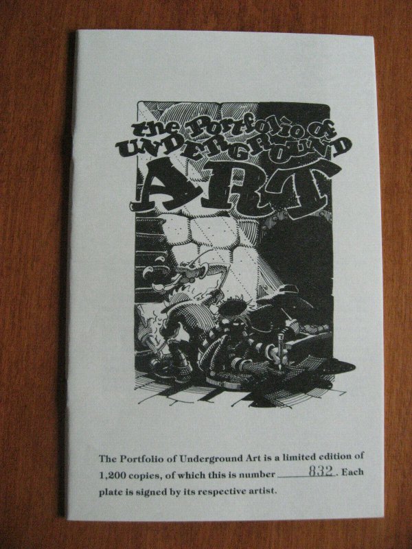 PORTFOLIO OF UNDERGROUND ART SIGNED CRUMB GRIFFIN WILSON SPAIN ET AL 1980