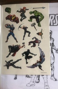 Avengers coloring & activity book w/ tattoos, 2018