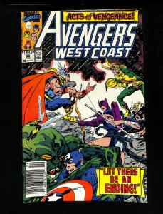 West Coast Avengers #55 Newsstand Variant