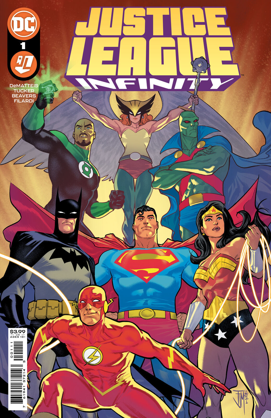 Justice League #17 B Cover DC Rebirth NM Comics Book 