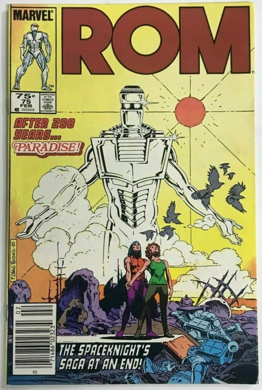 ROM#75 VF/NM 1986 FINAL ISSUE MARVEL COMICS