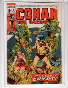 Conan the Barbarian #8 (1971) FN-  [NSC•BI#06]