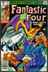 Fantastic Four 221 FN+ 6.5 Marvel 1980