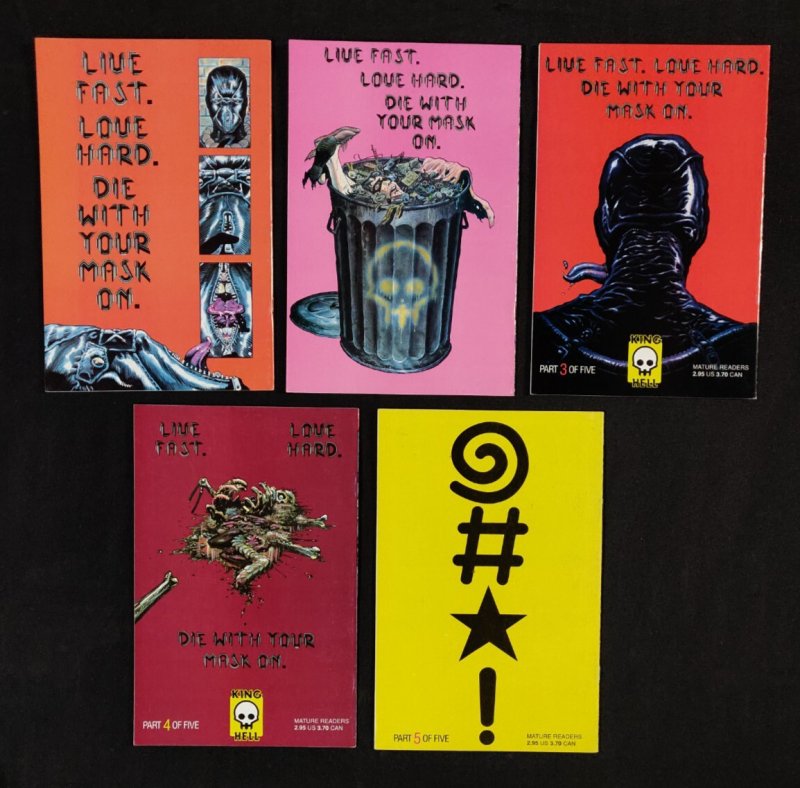 Brat Pack / #1-5 / 5 PC LOT - Complete Set by Rick Veitch (8/8.5) 1990-91