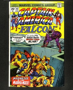Captain America #187 The Madness Maze! 1st Appearance Alchemoid!