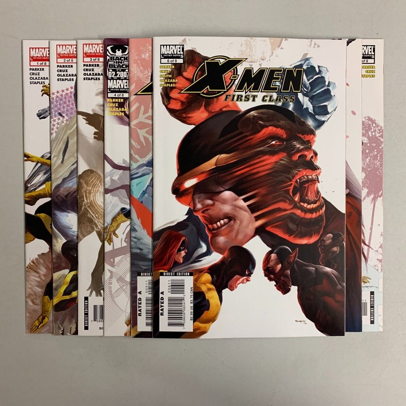 X-Men First Class #1-8 Set (Marvel 2006) 1 2 3 4 5 6 7 8 Jeff Parker (9.0+) 