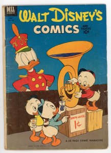 Walt Disney's Comics & Stories #154 (1953) Dell VG