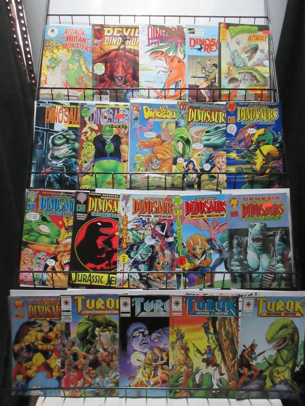 Dinosaurs Comic Sampler Lot B 31Diff Turok Devil for Hire Ripping Roaring Tales!