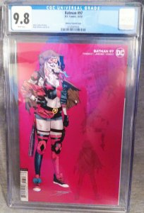 Batman 97 CGC 9.8 Mattina Variant Cover Harley Quinn