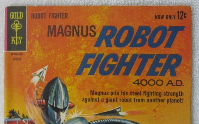 Magnus, Robot Fighter #3 (Aug 1963, Western Publishing) VF- 7.5 