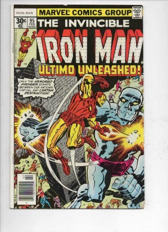 IRON MAN #95, VG/FN Tony Stark, Tuska, Ultimo, 1968 1976, more IM in store