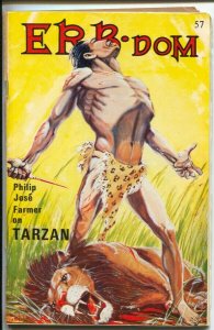 ERB-dom #57 1972-early Burroughs & Tarzan fanzine-buy/sell ads-Philip Jose Fa...