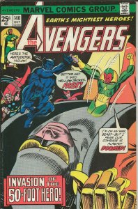 Avengers #140 ORIGINAL Vintage 1975 Marvel Comics Beast Ant Man Thor Vision