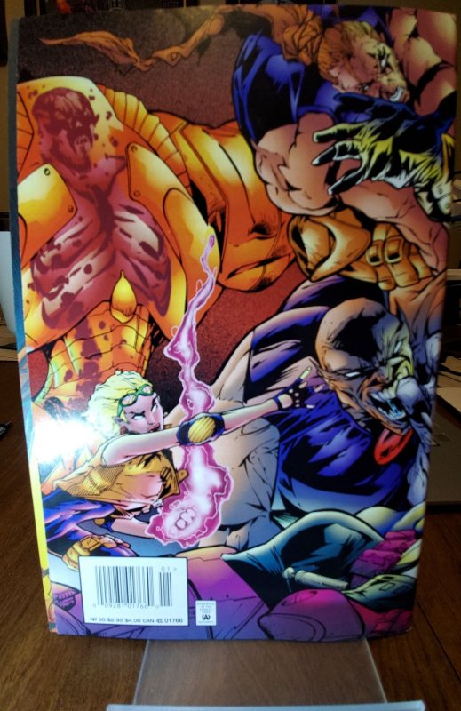 X-force #50 Newsstand Gatefold Cover FN