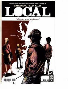 Lot Of 2 Local Oni Press Comic Books # 1 & 3 NM 1st Prints Brian Wood Kelly AK9