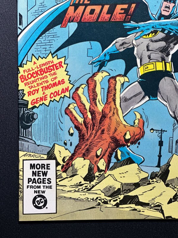 Batman #340 (1981) Jim Aparo Art - The Mole Final Battle - VF+/NM!