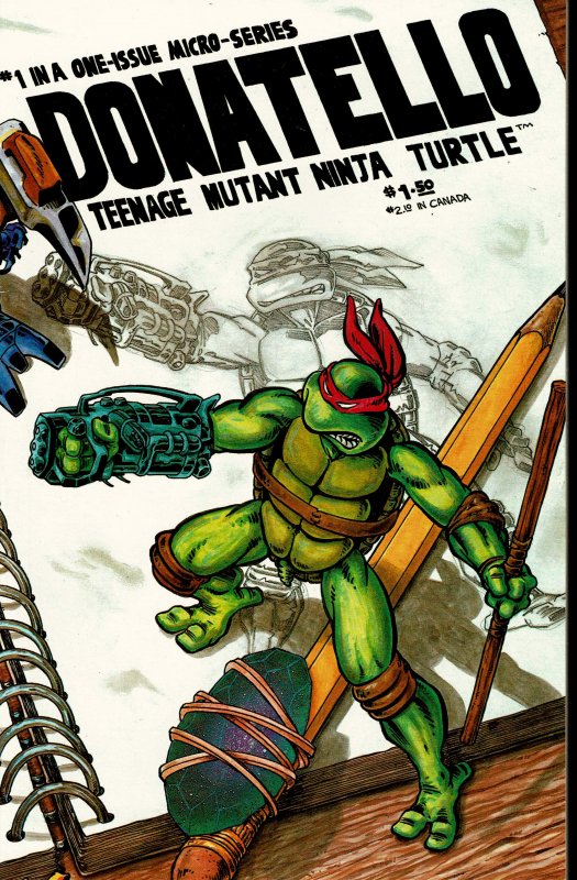 Donatello Teenage Mutant Ninja Turtles #1 - NM - 1986 Mirage Studios