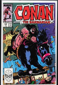 Conan the Barbarian #219 Direct Edition (1989) Conan