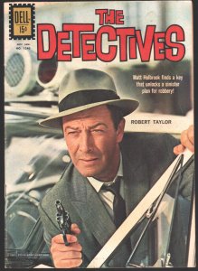 The Detectives-Four Color Comics #1240 1961-TV Series-Robert Taylor photo cover